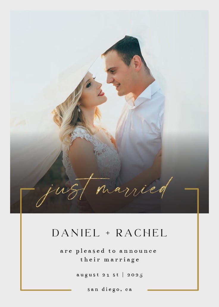 New era - wedding announcement