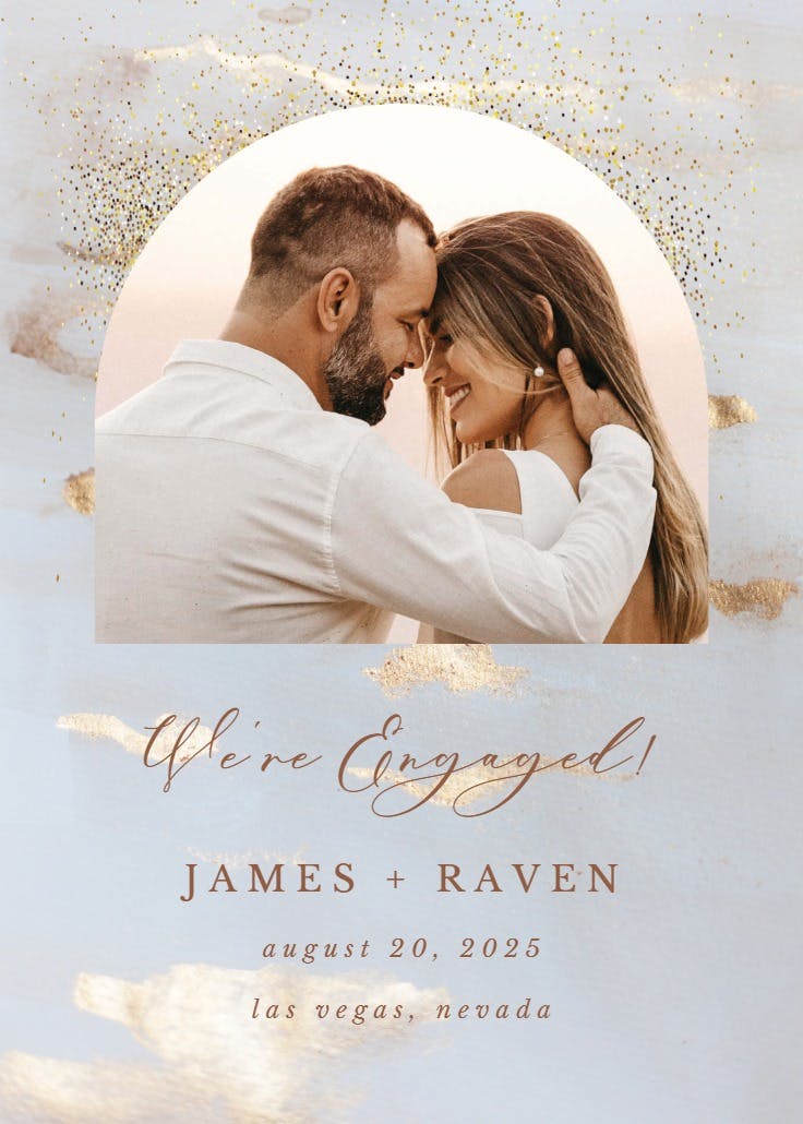 You are golden - engagement announcement